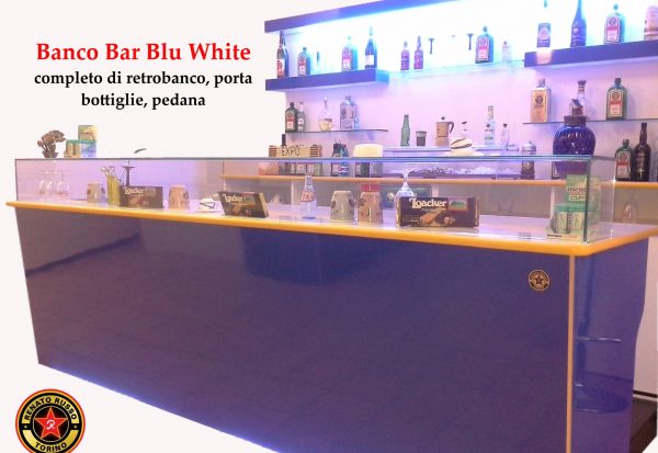 Banco bar di moda BLU WHITE