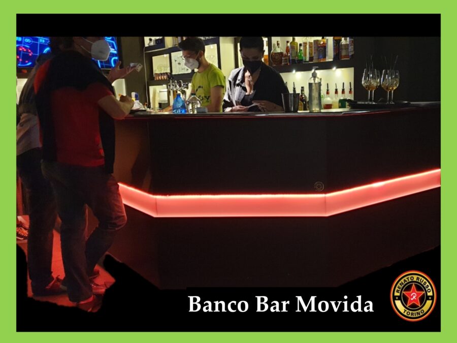banco bar moderno Movida